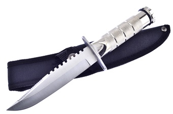 8.5" Stainless Steel Survival Knife Jr w/Sheath