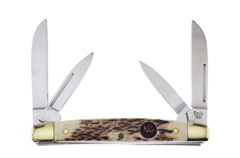 Hen & Rooster Deer Stag 3 1/2"