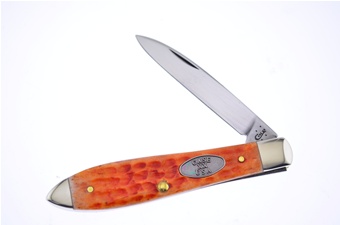 3.5" Case Whiskey Jigged Bone Teardrop