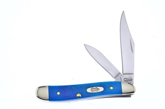 2.875" Case Caribbean Blue Bone Peanut