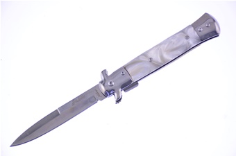 5" White Pearl Composite Milano Stiletto