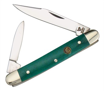 2.75" H&R Green Smoothbone Pen Knife