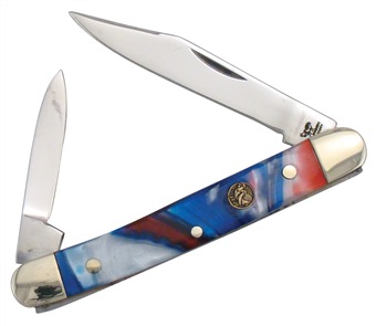 2.75" H&R Star Spangled Banner Celluloid Pen Knife