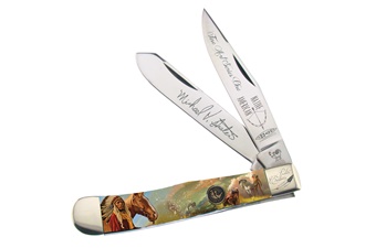 4.125" Michael Prater Native American Series Trapper