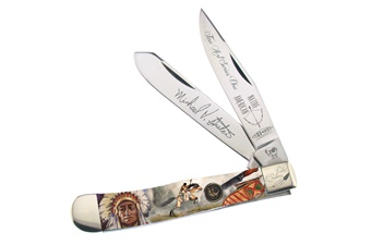 4.125" Michael Prater Native American Series Trapper