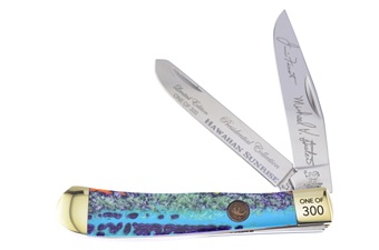 4.25" Michael Prater Old Timer HawaiI Sunrise Trapper