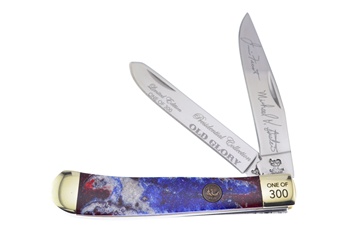 4.25" Michael Prater Old Timer Old Glory Trapper