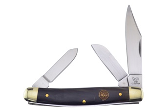 4" Buffalo Horn 3 Blade Stockman