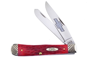 4.25" Case Red Jig Bone Chevy Trapper