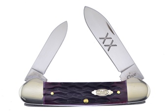 3.625" Case Cabernet Bone Canoe