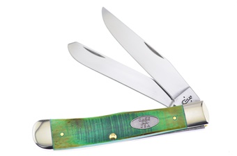 4 1/8" Case Clover Bone Sawcut Trapper
