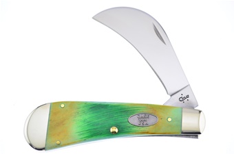 4" Case Clover Sawcut Bone Hawkbill