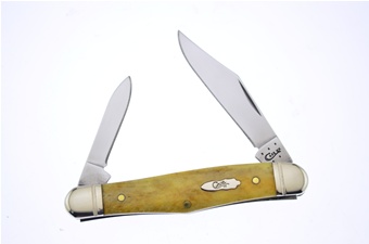 3.25" Case Antique Bone Small Half Whittler