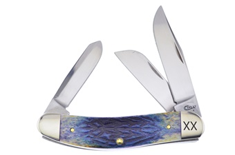 3.875" Case Burnt Purple Jigged Bone Sowbelly