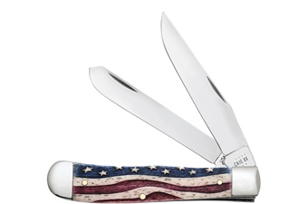 4.125" Case Star Spangled Banner Bone Trapper