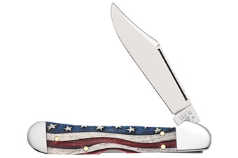 Case Mini Copperlock Star Spangled Banner Bone