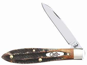 3.5" Case Burnt Bonestag Teardrop