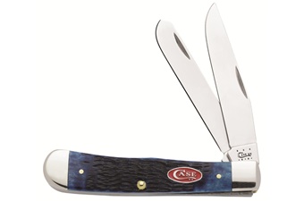 4.125" Case Blue Jigged Bone Trapper