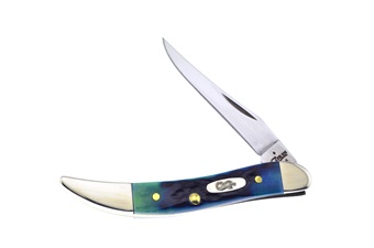 3" Case Hunter Green Jigged Bone Small Texas Toothpick