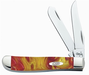 3.5" Case Golden Ruby Corelon Trapper