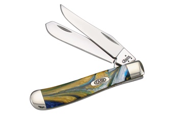 3.5" Case Sapphire Glow Mini Trapper