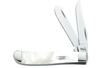 3.5" Case White Pearl Mini Trapper