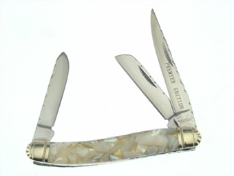 3.5" Crushed Mother Of Pearl Stockman