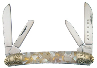 3.875" Crushed Mother Of Pearl Swayback