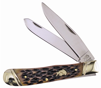 4.25" Antique Green Bone Trapper