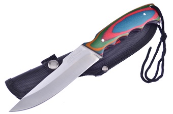 9" Frostwood Bowie w/Nylon Sheath