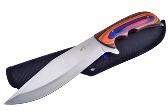 11.5" Frostwood Bowie w/Nylon Sheath