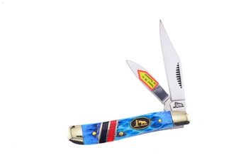 2.875" Blackhills Steel Blue & Red Pckbne Peanut