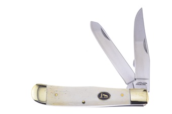 4.25" White Smooth Bone Trapper