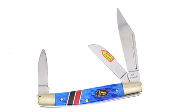 4" Blackhills Steel Blue & Red Pickbone Wrangler