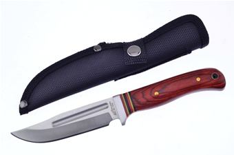 9" Pakkawood Bowie w/Sheath