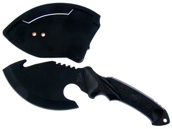 9.75" Black Composite Black Stainless Steel Axe w/Sheath