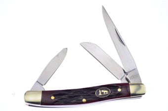 3.5" Molasses Jig Bone Stockman