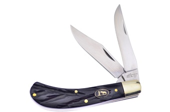 3.5" Black Jig Bone Saddlehorn