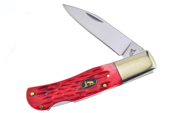 3.75" Red Pickbone Lockback