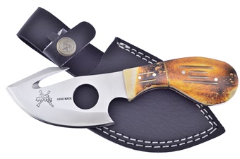 8.25" Torch Bone Guthook Skinner