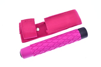 16" Baton Pink Rubber Grip