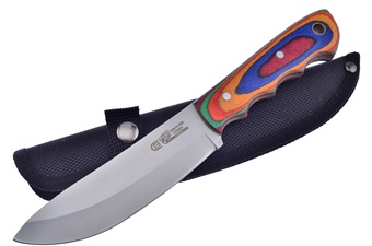 9" Frostwood Skinner w/Nylon Sheath