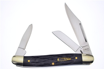 4" Black Pickbone 3-Blade