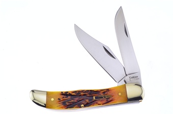 4.25" Brown Bone Folding Hunter