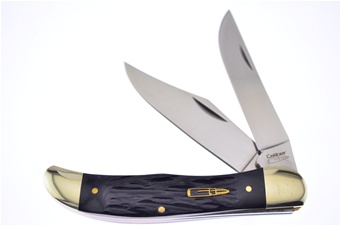 4.25" Black Pickbone Folding Hunter