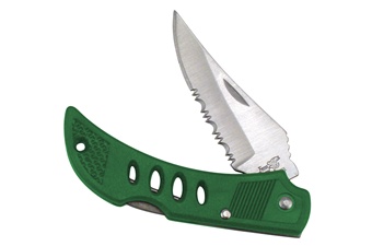 Green Stainless Steel Vulture II Lockback
