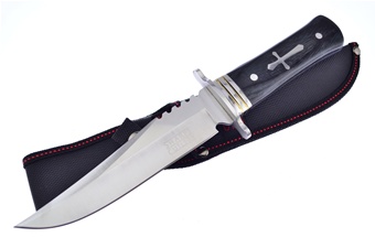 Black Pw Cross Shield Stainless Steel Hunter