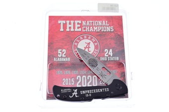 Closeout Alabama National Champions Black Aluminum (1pc)