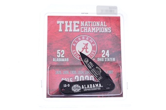 Closeout Alabama National Champions Black Tactical (1pc)