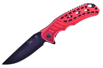 Show Sample Red Aluminum Vented Tactical (1pc)